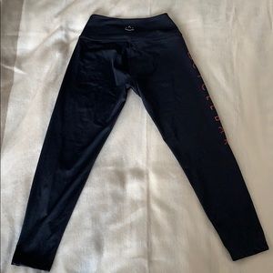 Beyond Yoga “CycleBar” Black 3/4 Leggings